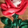 Набор для вышивания Каролинка КЛ(Н)-4017 Бело-розовая роза