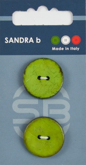 Sandra CARD076 Пуговицы, зеленый