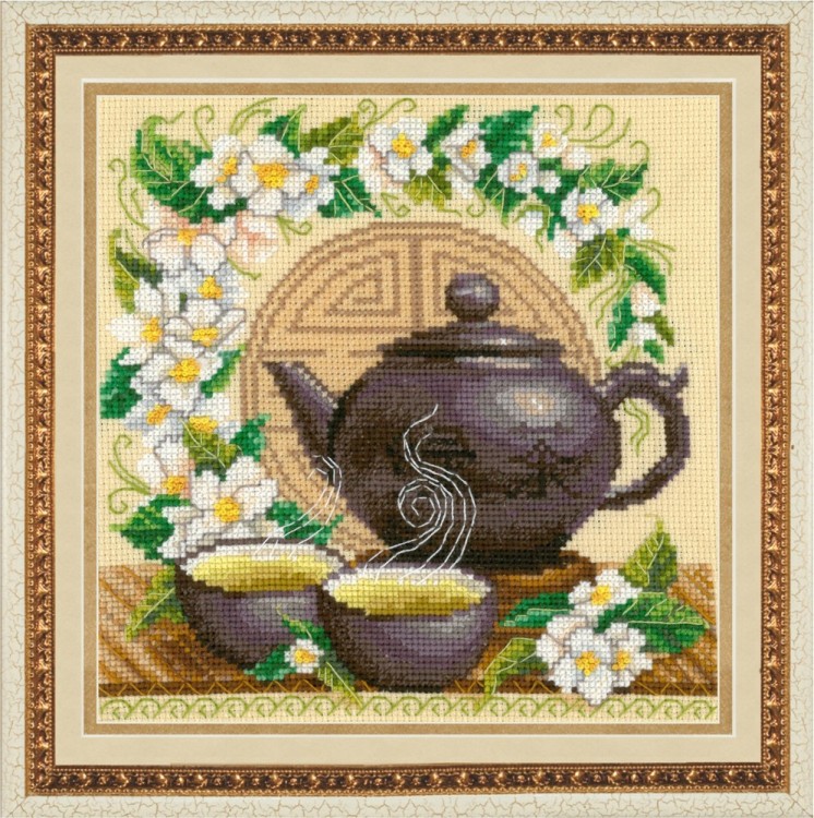 Набор для вышивания Золотые Ручки М-032 Зеленый чай