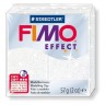 Fimo 8020-052 Полимерная глина Effect белая с блестками