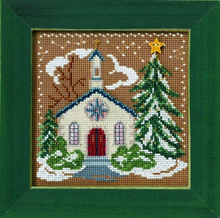 Набор для вышивания Mill Hill MH146302 Country Church (Деревенская церковь)