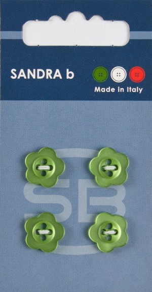 Sandra CARD077 Пуговицы, зеленый