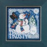 Набор для вышивания Mill Hill MH140304 Frosty Snowman