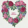Набор для вышивания Eva Rosenstand 12-840 Сердце из роз