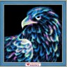 Алмазная живопись АЖ-1712 Неоновый орёл