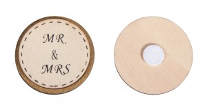 Rayher 46194000 Набор декоративных самоклеющихся дисков  "Mr&Mrs"