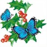 Набор для вышивания Каролинка КТКН 013 Бабочки на смородине