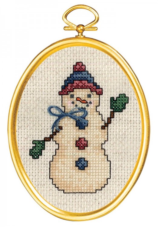 Набор для вышивания Janlynn 021-1794 Дружелюбный снеговик