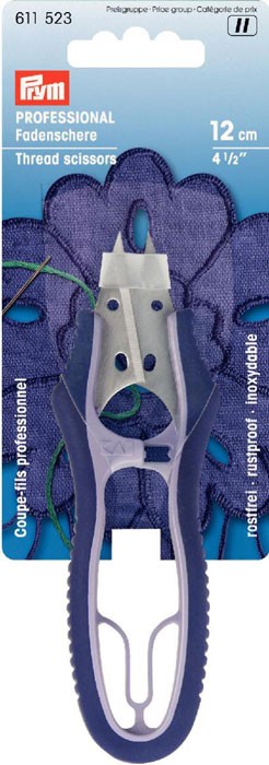 Prym 611523 Ножницы "Профи" для точного обрезания ниток с защитным колпачком
