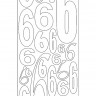 Knorr Prandell 1541699 Наклейки контурные "Цифры с №6"