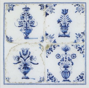 Thea Gouverneur 483 Antique Tiles, Flower Vases