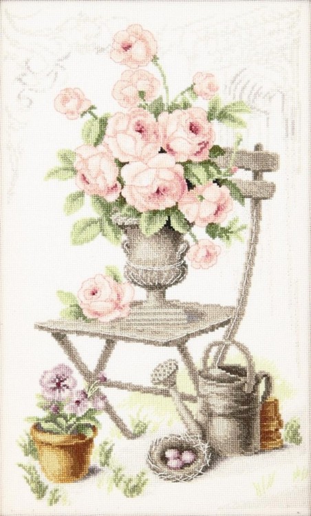 Набор для вышивания Чаривна Мить М-355 Летний натюрморт с розами