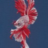 Набор для вышивания Овен 1597 Рыбка Петушок
