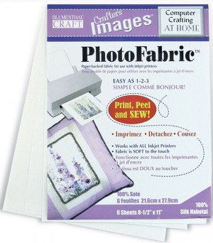 Blumenthal Lansing 10601015 Ткань для печати рисунка "Photo Fabric", 22 x 28 см, 6 шт