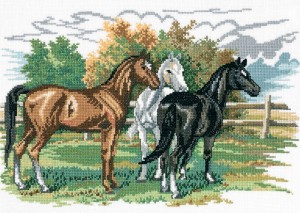 Eva Rosenstand 72-474 Три лошади