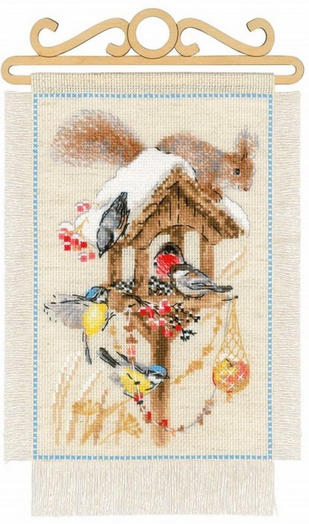 Набор для вышивания Риолис 1751 Дача. Зима