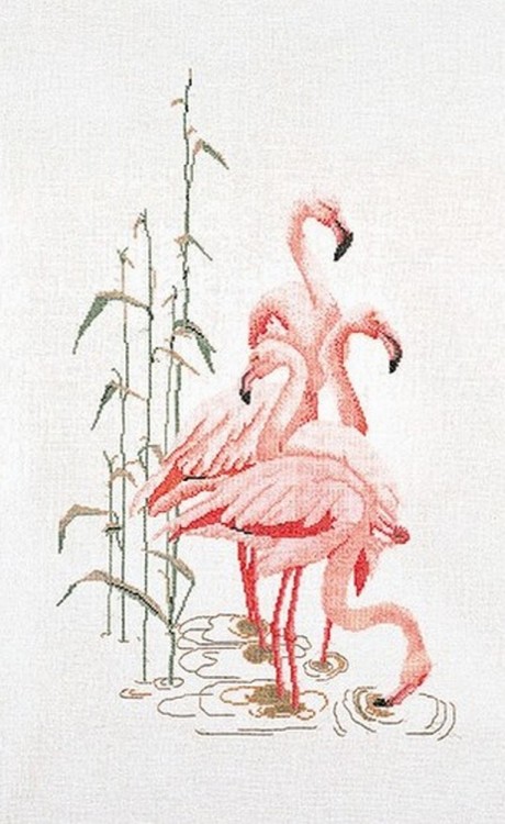Набор для вышивания Thea Gouverneur 1070 Flamingo