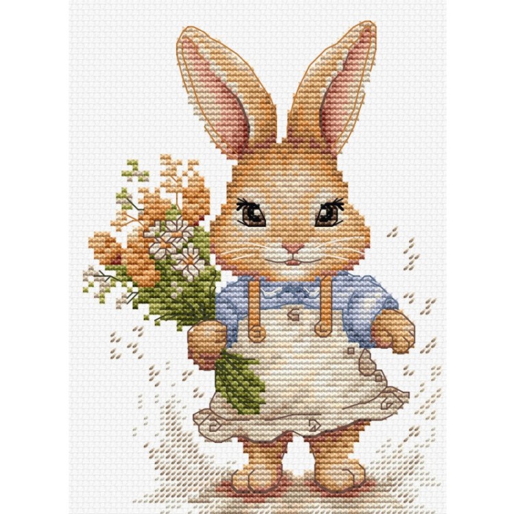 Набор для вышивания Luca-S B1410 Счастливый кролик