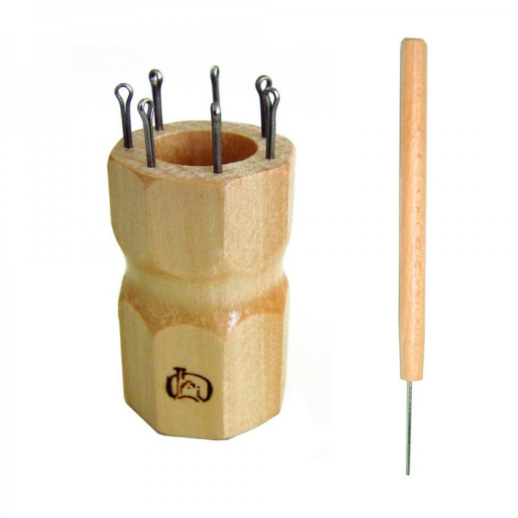 Klass&Gessmann 680-007 Куколка для вязания шнура ромбовидная на 7 крючков с иглой