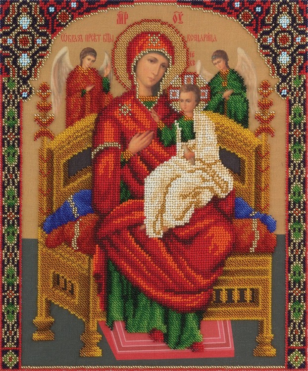 Набор для вышивания Панна CM-1557 (ЦМ-1557) Икона Божией Матери "Всецарица"