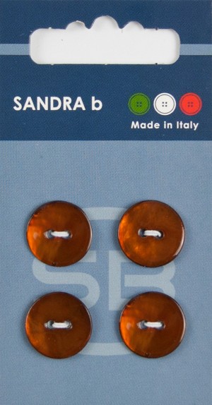 Sandra CARD082 Пуговицы, коричневый
