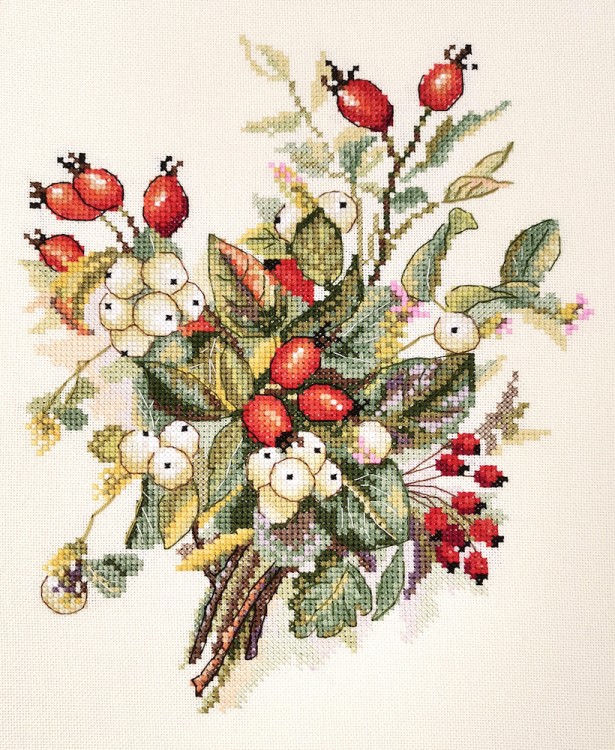 Набор для вышивания Марья Искусница 04.009.12 Осенние ягоды