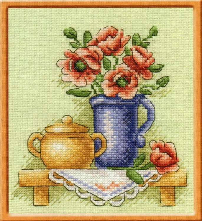 Набор для вышивания Панна N-0513 (Н-0513) Цветы в кувшине