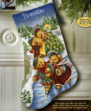 Dimensions 08753 Victorian Bears Stocking (made in USA)