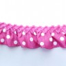 Matsa 5958342/634 Рюш декоративный "в горошек", ширина 20 мм, цвет розовый