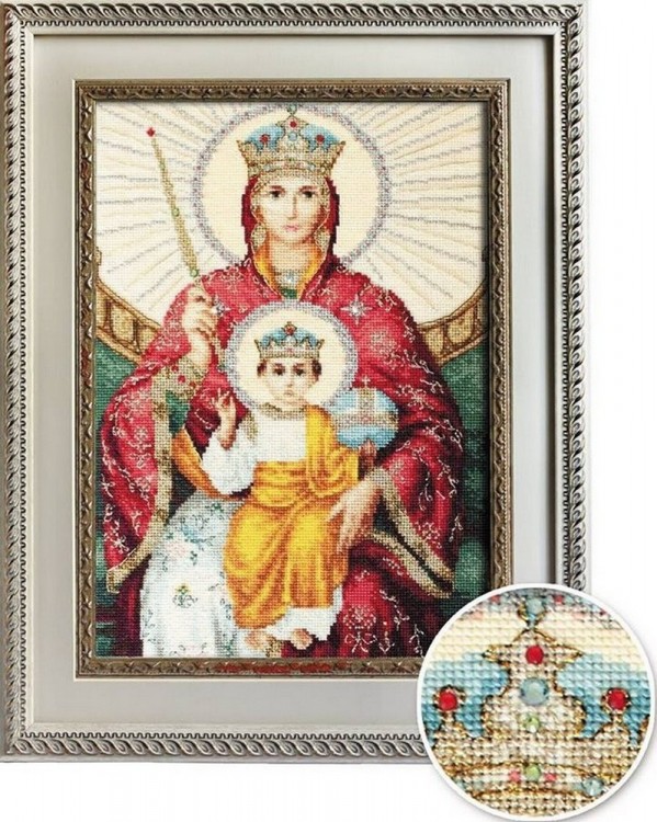 Набор для вышивания Luca-S BR113 Икона Божией Матери "Державная"