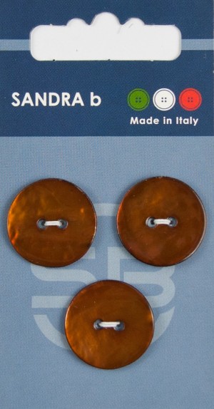 Sandra CARD083 Пуговицы, коричневый