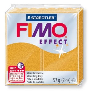 Fimo 8020-11 Полимерная глина Effect золотой металлик