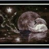 Набор для вышивания Панна PT-0631 (ПТ-0631) Лунный лебедь