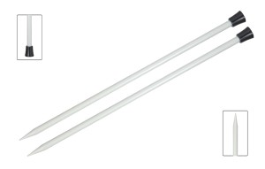 KnitPro Спицы прямые "Basix Aluminum" 35 см