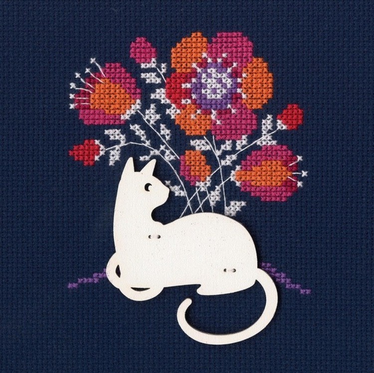 Набор для вышивания РТО CBE9003 Кошка