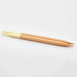 KnitPro Спицы съемные укороченные "Basix Birch" для длины тросика 20 см