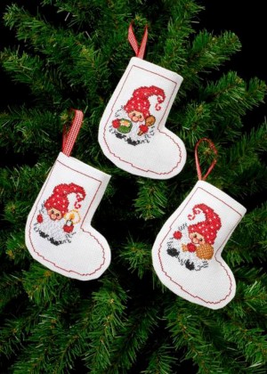 Permin 21-7240 Сапожок для подарков "Рождественские носки"
