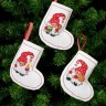 Набор для вышивания Permin 21-7240 Сапожок для подарков "Рождественские носки"
