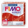 Fimo 8020-202 Полимерная глина Effect красная с блестками