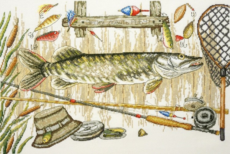 Набор для вышивания Марья Искусница 11.006.01 Время ловить рыбу