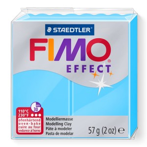 Fimo 8010-301 Полимерная глина "Neon Effect" синяя