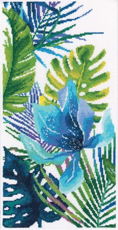 Набор для вышивания РТО M747 Голубой цветок