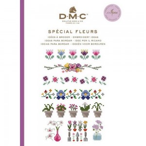 DMC 15626F Альбом со схемами для вышивки крестом Цветы