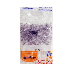 Preciosa Ornela 01221 Фиолетовый прозрачный бисер 10/0 5 г