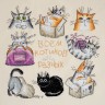 Набор для вышивания Марья Искусница 07.002.19 Всем котиков
