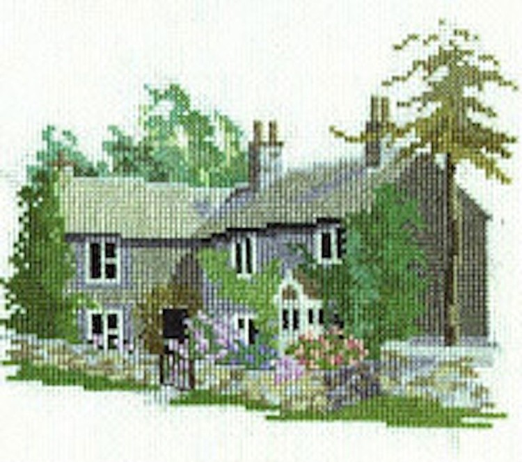 Набор для вышивания Derwentwater Designs DD213 Derbyshire Cottage