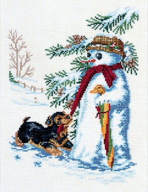 Eva Rosenstand 12-997 Снеговик и щенок