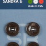 Sandra CARD090 Пуговицы, темно-коричневый