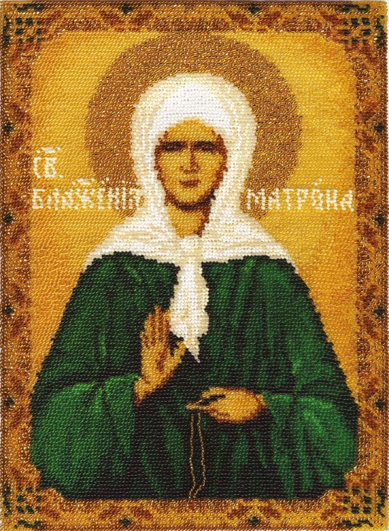 Набор для вышивания Панна CM-1158 (ЦМ-1158) Икона Св. Матрона Московская