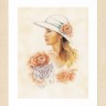 Набор для вышивания Lanarte PN-0162297 Lady with hat
